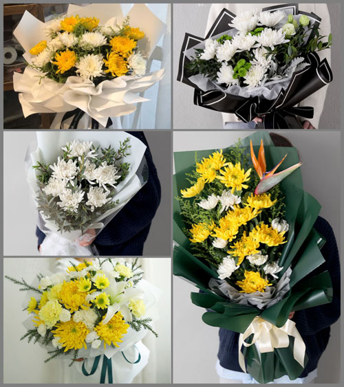 湖南怀化中方县铜湾镇白事花束代送